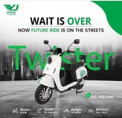 YJ FUTURE ELECTRIC BIKES TWISTER SCOOTY MALE FRMALE