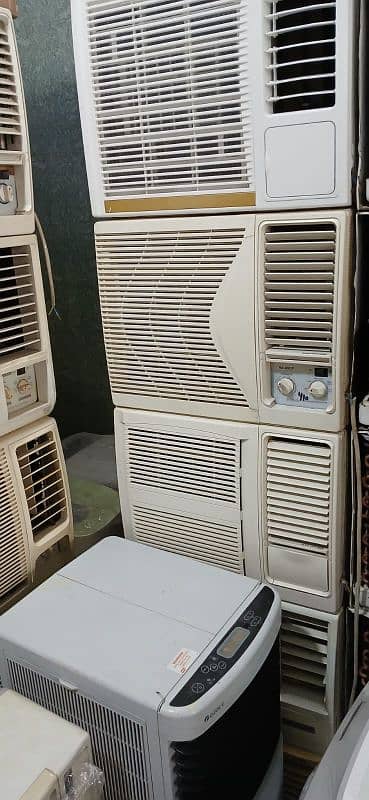JAPANESE CONTAINER WINDOW AC PONA TONE USED LOT MALL FRESH STOCKS 6
