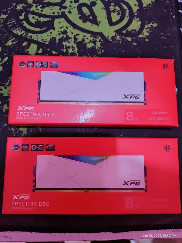 Xpg spectrix D50 ddr4 16Gb 3200mhz RGB Ram Gaming Pc 0