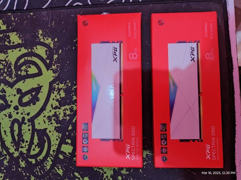 Xpg spectrix D50 ddr4 16Gb 3200mhz RGB Ram Gaming Pc 1