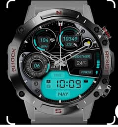 Zero matrix AMOLED smart watch