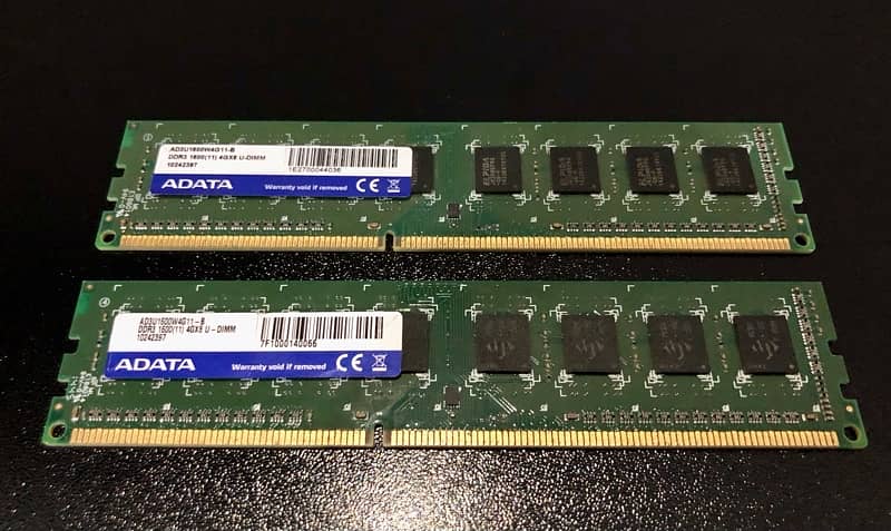 ADATA 8GB (4GBx2) U-DIMM 1600MHz – High-Performance RAM 1