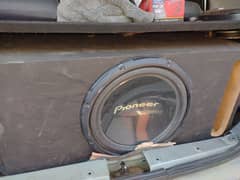 pioneer D4 double coil woofer with patti