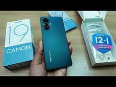 Tecno cammon 19 neo used 6 /128 GB good condition