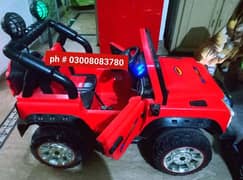 Kids baby jeep car All Ok No Need Any work (Neat Condition)with remote