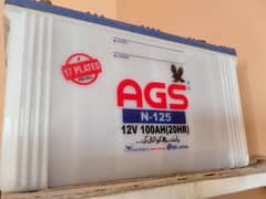 AGS N-125 12V BATTERY ONLY 7 MONTHS USED