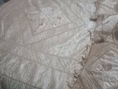 bridal bed sheet hai new hai