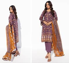 Digital printed 3piece lawn collection