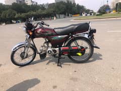 Honda CG 70cc model 2021/22 for sale Bahria Town Lahore urgent sale