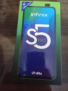 Infinix s5 pro in good condition 6/128 with  box and charger