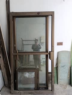 Aluminum Door with mirror for sale, office door