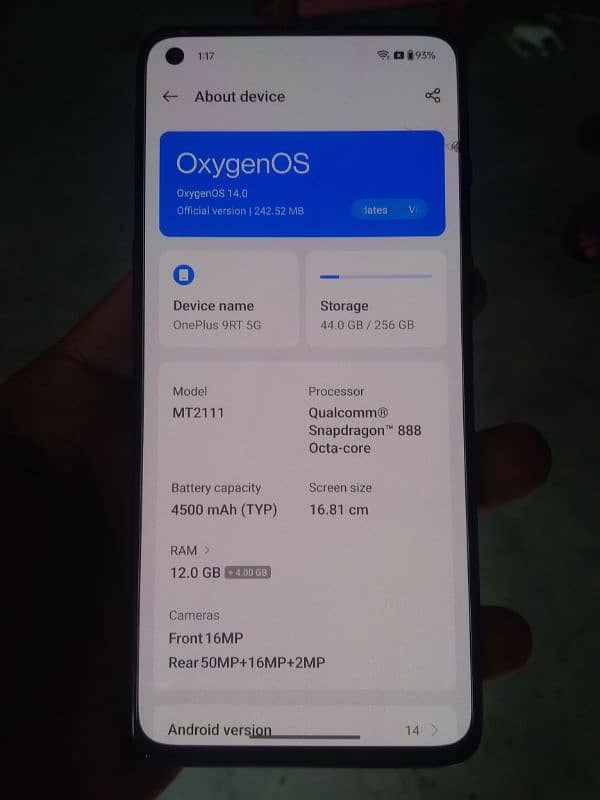 OnePlus 9rt 0