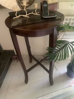 solid wood console