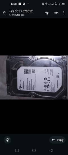 3tb Seagate hard drive for sale