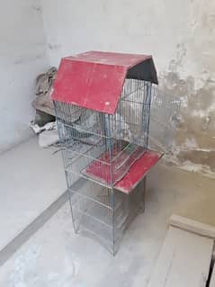 Iron cage for birds