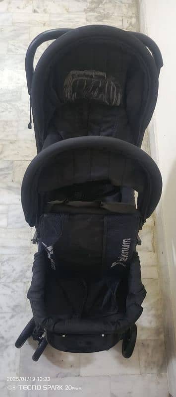 Double Baby Stroller / Trolley - Teknum 1