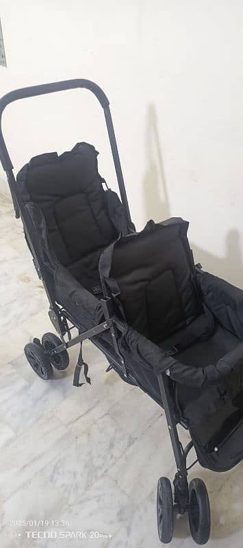 Double Baby Stroller / Trolley - Teknum 13