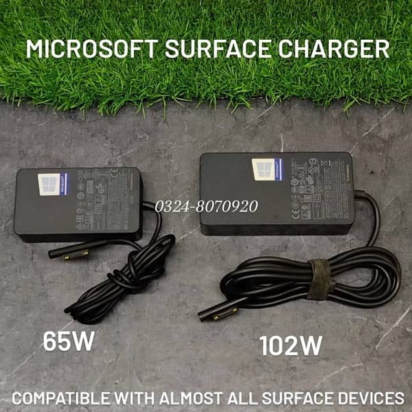Microsoft Surface Pro 7 8 4 5 6 X Go Laptop 1 2 3 Charger 102W 65W 44W 6