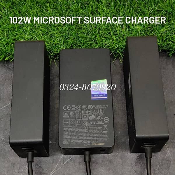 Microsoft Surface Pro 7 8 4 5 6 X Go Laptop 1 2 3 Charger 102W 65W 44W 7