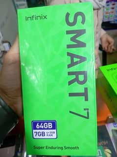 Infinix smart 7 he box me he no open 4+3gb ram he 64gb roam