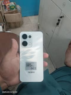 oppo Reno 13 white color just box open full warranty for sale