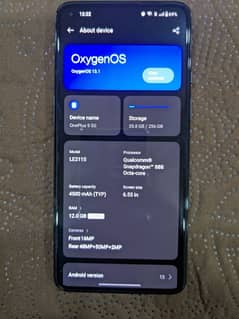 Oneplus 9  Global Variant Dual sim approved 12/256 GB