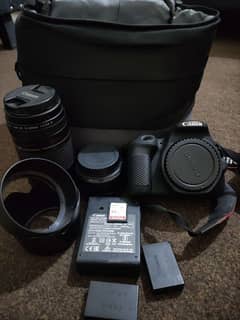 Canon 200D DSLR with 50mm & 75-300mm Lens – Complete Photography Kit