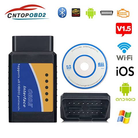 ELM327 Bluetooth OBD 2 Auto Car Scanner Diagnostic Tool OBD 0
