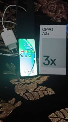 Oppo A3x 8GB Ram Full Box in Full Warranty 1 Day Used Only