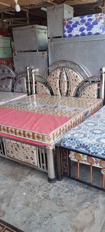 steel bed in factory rates 0