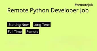 Junior Python Developer (Remote)