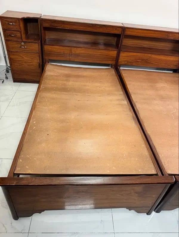 wooden single bed 3