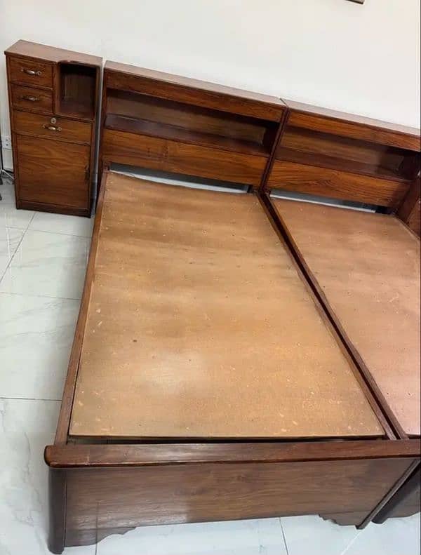 wooden single bed 4