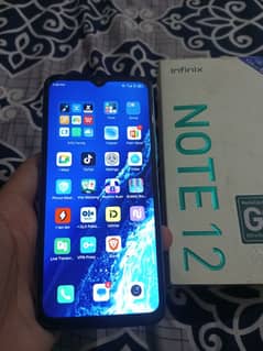 Infinix not 12 8/128 with box not charger