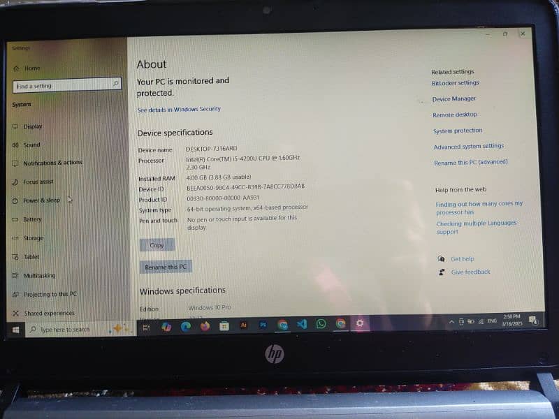 HP ProBook Laptop 3