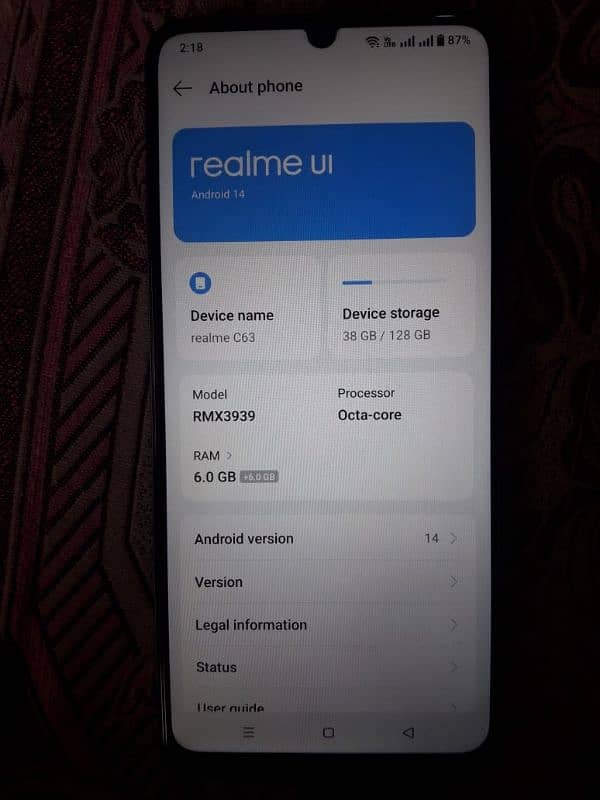 Realme C63 (6 + 128Gb) 2