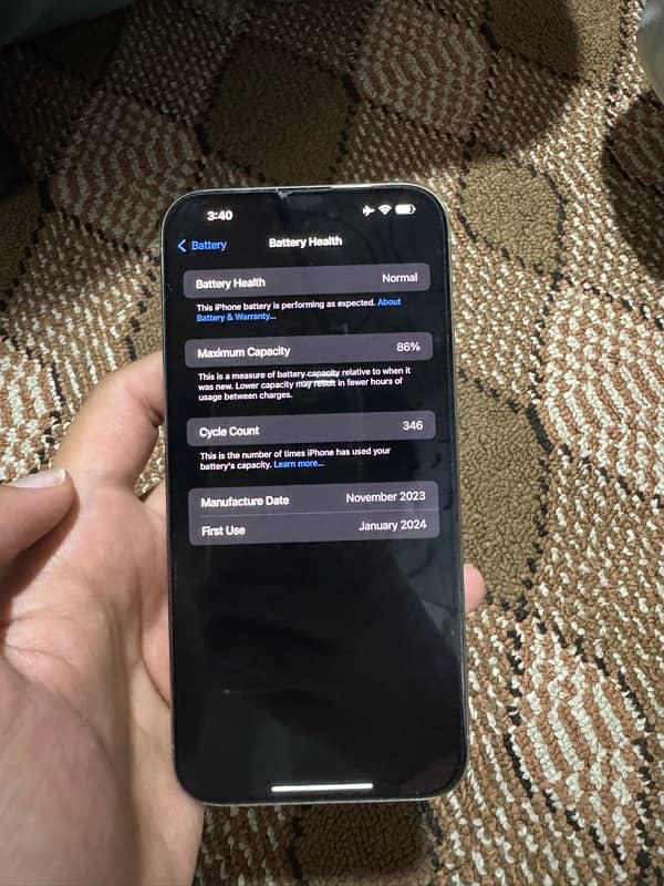 IPHONE 15 pro max non pta 256 gb 6