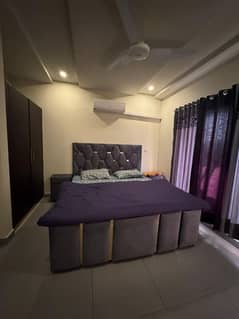 King size Bed with spring mattress