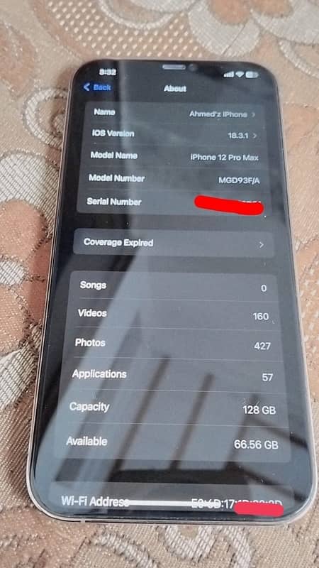 IPhone 12 Pro max dual Sim PTA approved with original box 2