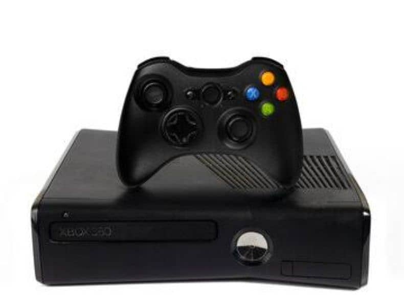 Xbox 360 slim  250GB / 250 GB Hard disk with one wired controller 2