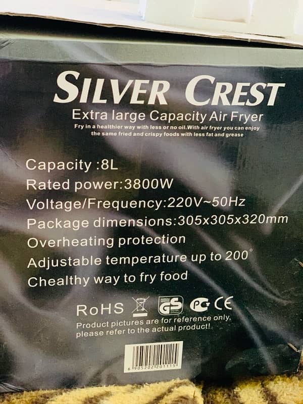 Air fryer Silver crust 1