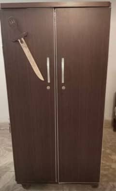 Double door wooden Wardrobe