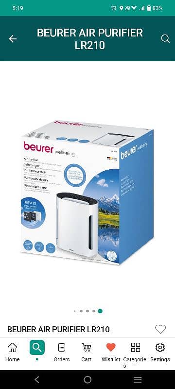 Beurer Air Purifier 3