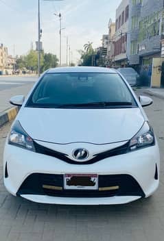 Toyota Vitz Pearl White Colour bumper to bumper Orignal