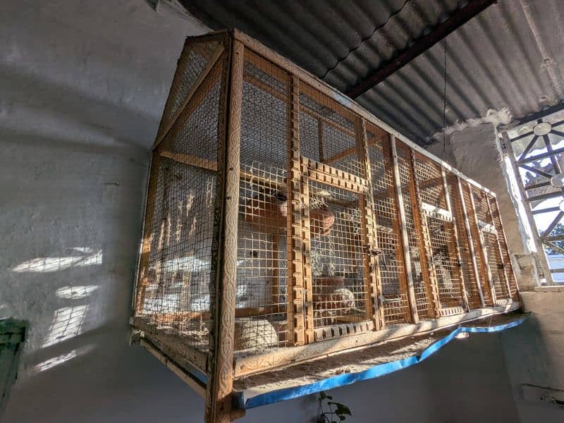 Wooden Cage for Birds 2