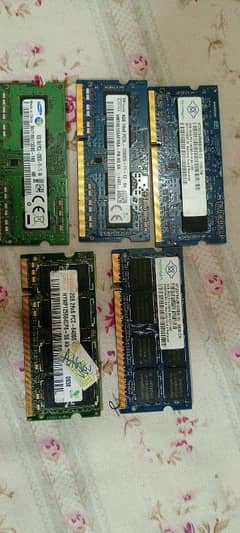 DDR 3 Ram / DDR 2 Ram / 4gb ki 2 hai