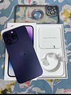 apple iPhone 14 pro max pta approved official 10 by 10  with full box