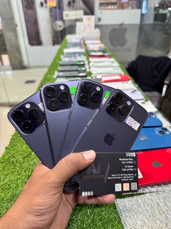 iPhone 14 Pro 128gb Non PTA non active factory unlock 4 month sim time 0