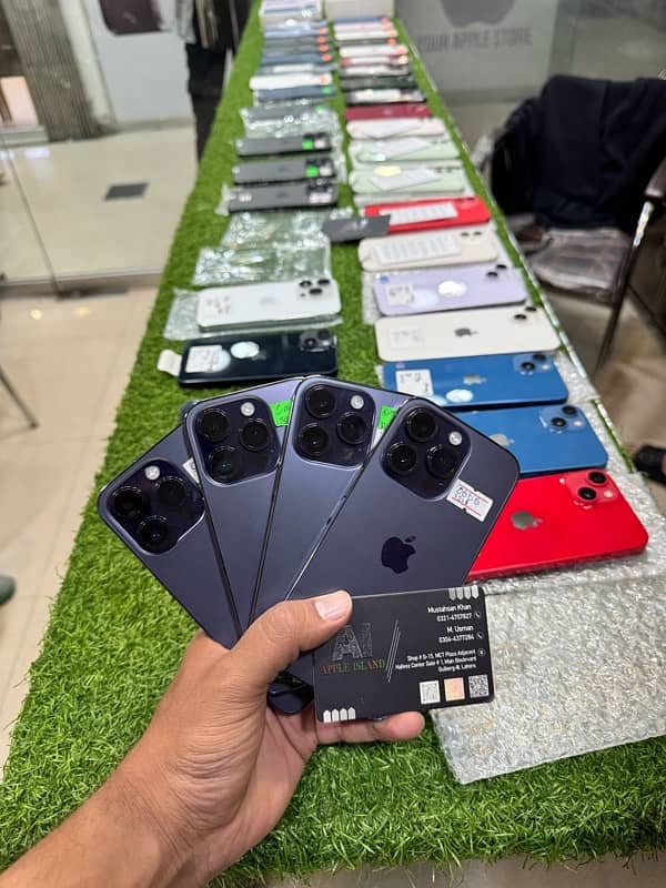 iPhone 14 Pro 128gb Non PTA non active factory unlock 4 month sim time 1