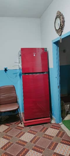 Haier Refrigerator Fridge Red Glass Fridge inverter Fridge